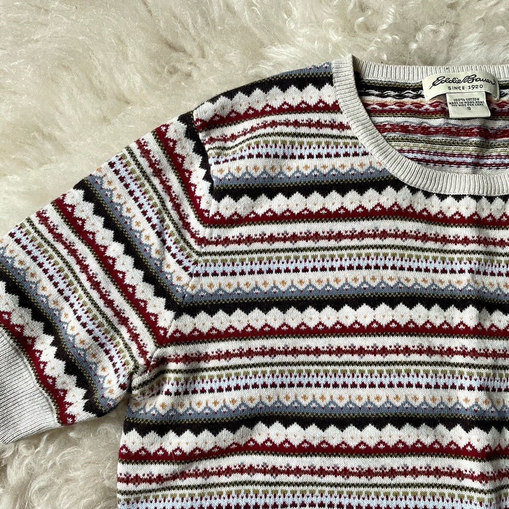 Eddie Bauer - 100% Cotton Short Sleeve Knit
